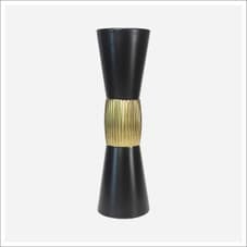 Black Gold Vase L