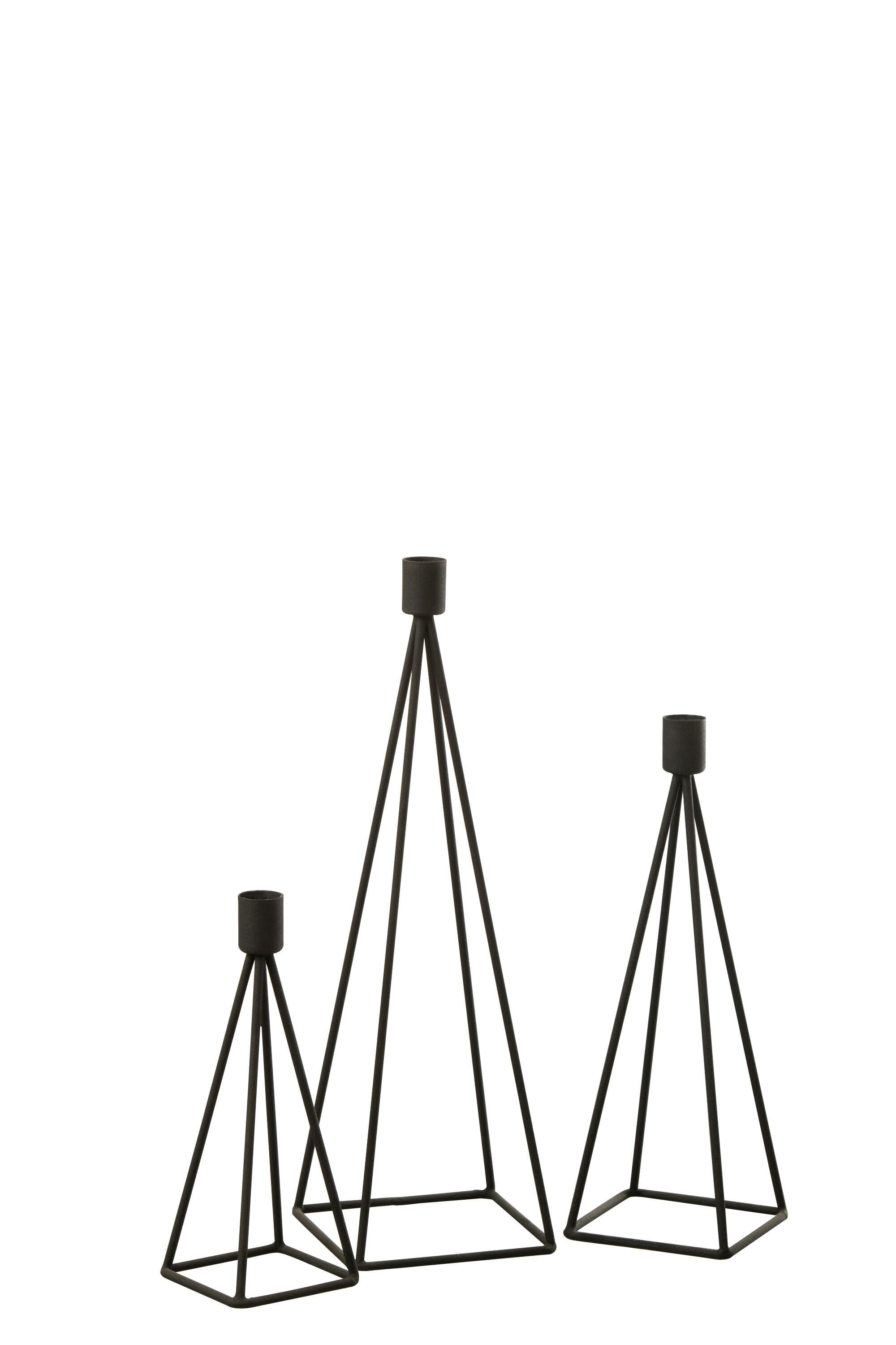 Metal Candle Holder Set of 3