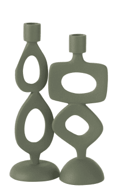 Candle Holder Aluminum Set