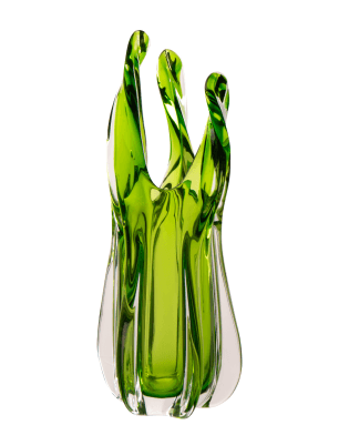 Serena Glass Green Vase