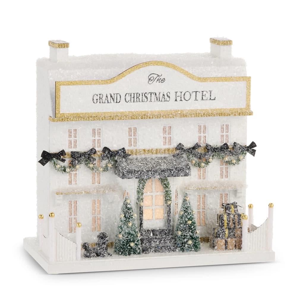 Lighted Paper Christmas Hotel