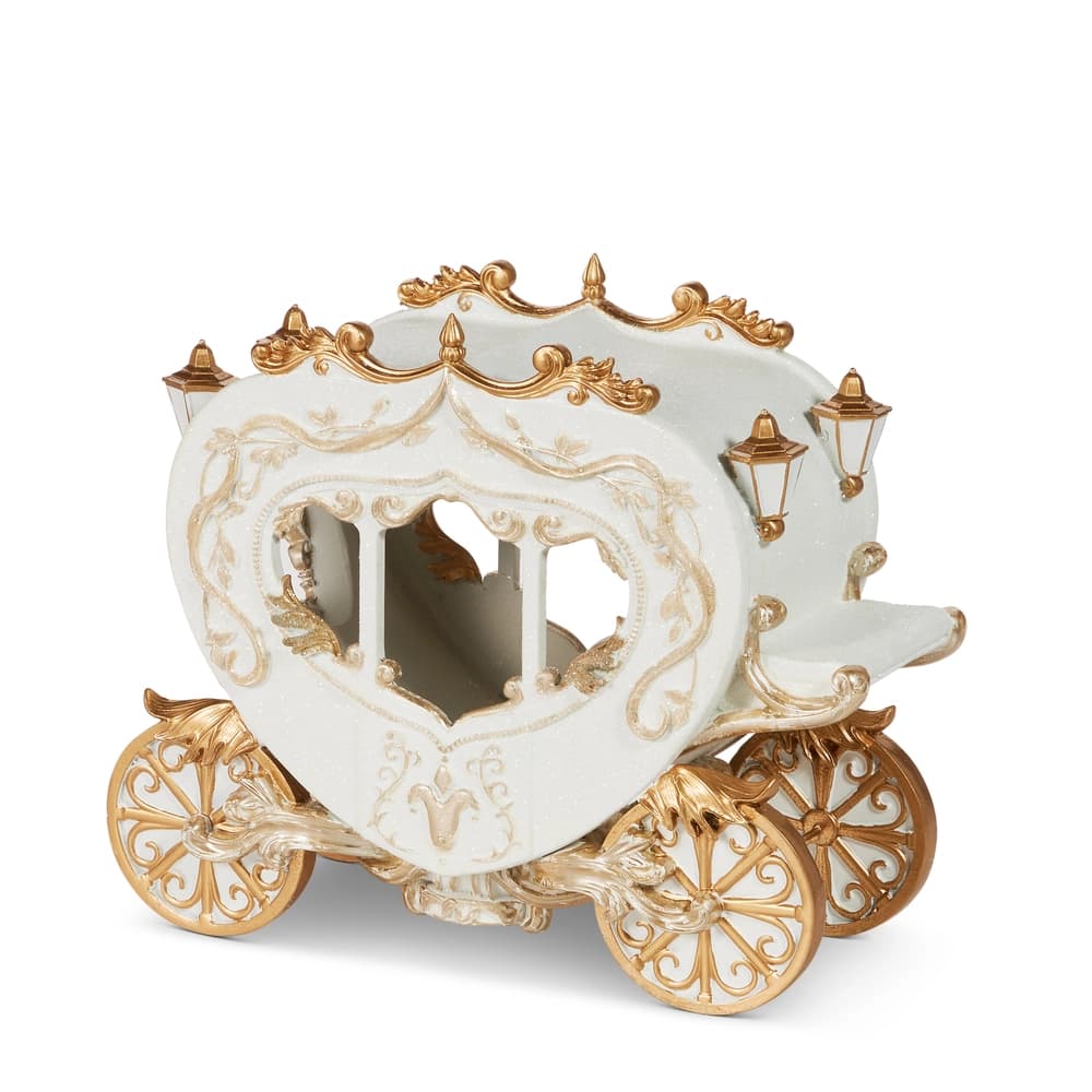 White and Gold Carriage