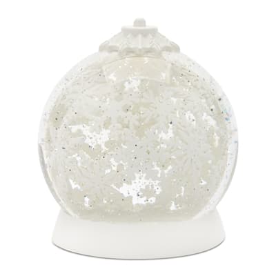  Rotating Snowflake Snow Globe thumbnail 2