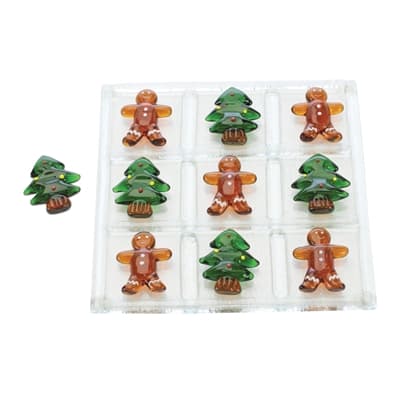 TicTacToe Gingerbread and Tree Game