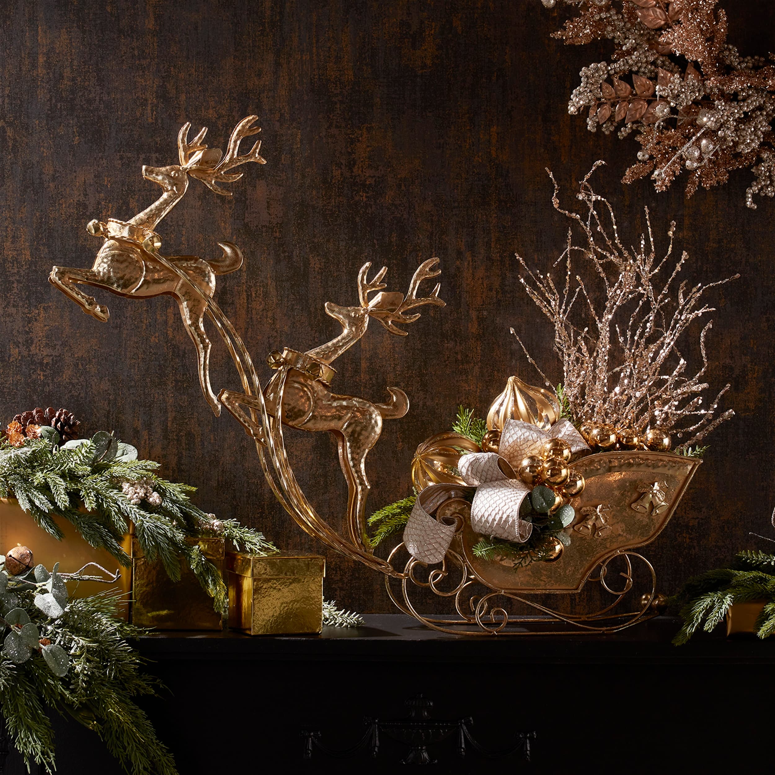 Deer w/Sleigh thumbnail 2