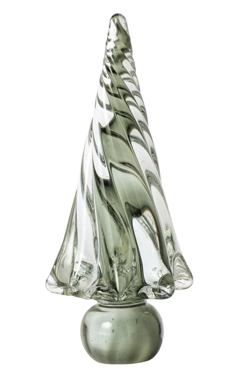 Christmas Tree Glass Green thumbnail 2