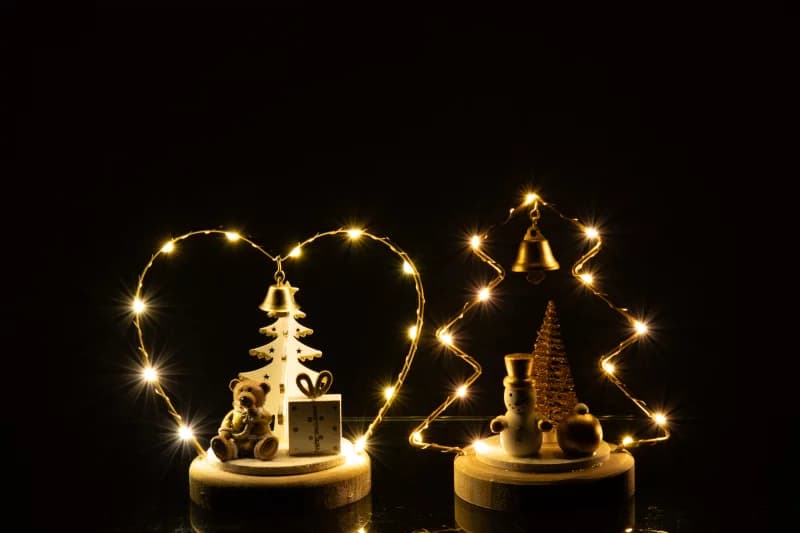 Bear + Snowman Led Tree + Heart thumbnail 2