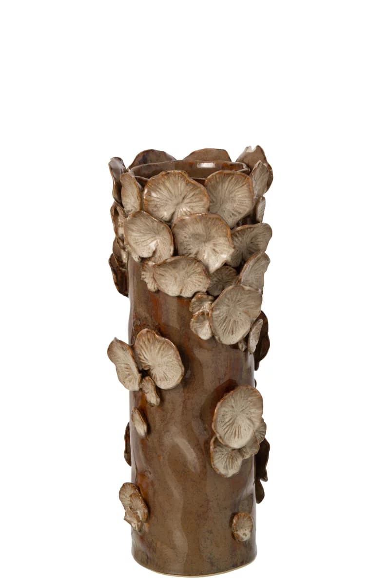 Vase Mushrooms Cylinder 