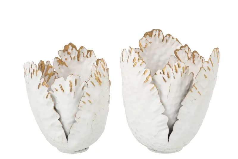 Set Of 2 Tealight Holder Tulip Flowers