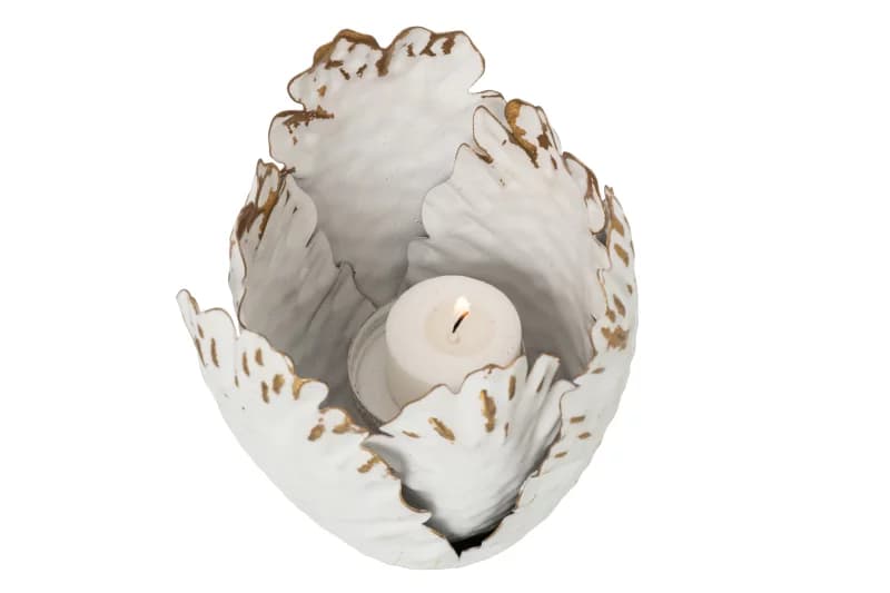 Set Of 2 Tealight Holder Tulip Flowers thumbnail 3