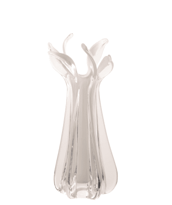 Serena Glass White Vase